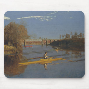 Mousepad Thomas Eakins - os Sculls do solteiro do campeão