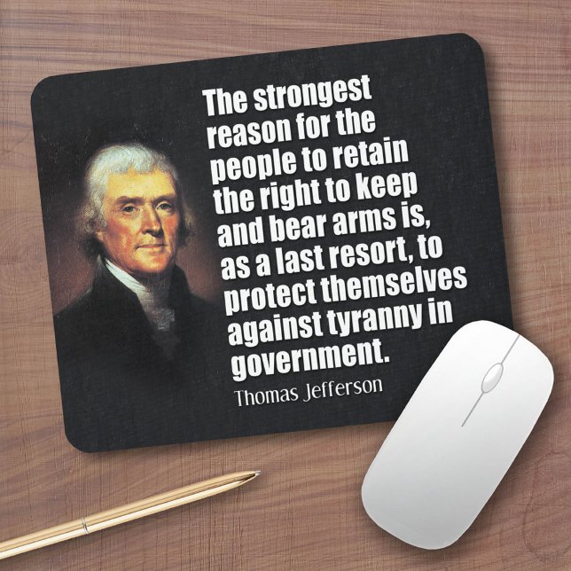 Mousepad Thomas Jefferson Cote (Custom Mousepad)