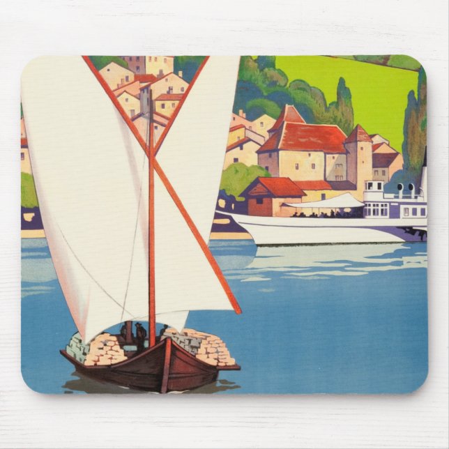 Mousepad Thonon Les Bains French Viagem Europe (Frente)