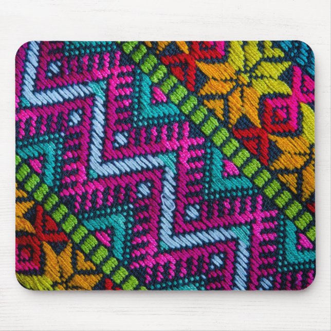 Mousepad Threads De Tecidos Étnicos (Frente)