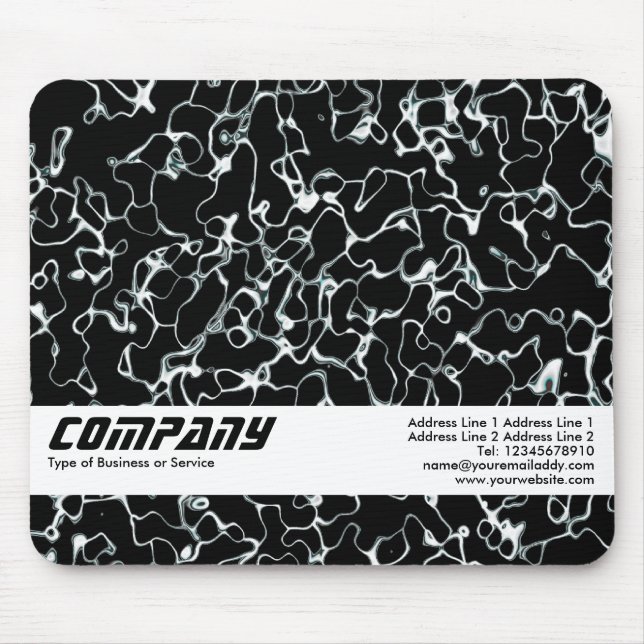 Mousepad Threads Prateados Rápidos, Negócios (Frente)