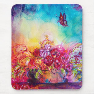 MOUSEPAD THUMBELINA, FLOWER BASKET E BUTTERFLY