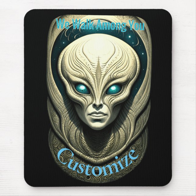 Mousepad Thunder_Cove da Cabeça do Crânio da alienígena (Frente)