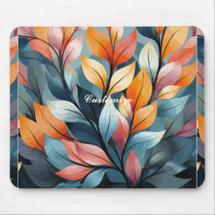 Mousepad Thunder_Cove de Folhas Multicoloridas
