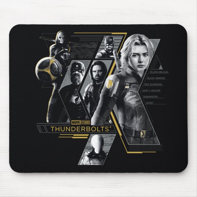 Mousepad Thunderbolts* | Arte do Grupo (Frente)