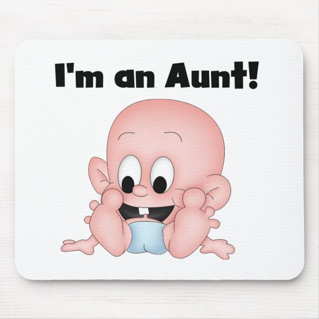 Mousepad Tia de novos Camisetas e presentes do sobrinho (Frente)