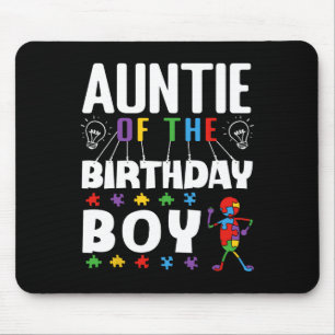 Mousepad Tia Do Autismo Autismo Quebra-cabeça