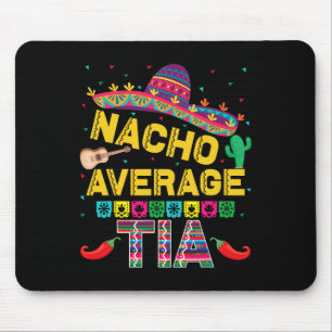 Mousepad Tia Nacho Média Cinco De Mayo Festa Nacho Engraçad