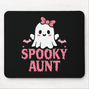 Mousepad Tia Sagrada Família Tia Cor-de-Rosa Branca Fantasm