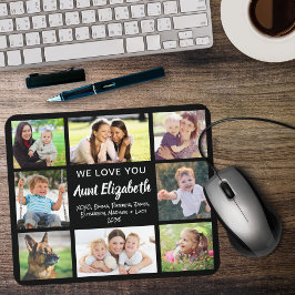 Mousepad Tia Te Ama Foto Collage Black