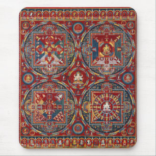 Mousepad Tibetano - Quatro Mandalas da série Vajravali