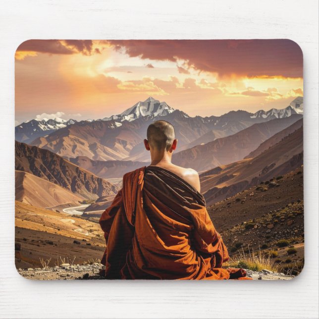 Mousepad Tibete - Budismo - Meditação (Frente)