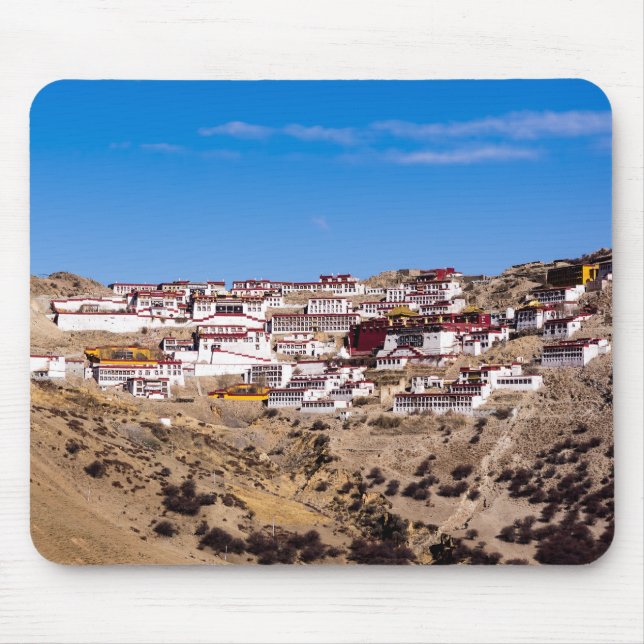 Mousepad Tibete - mosteiro budista de Ganden (Frente)