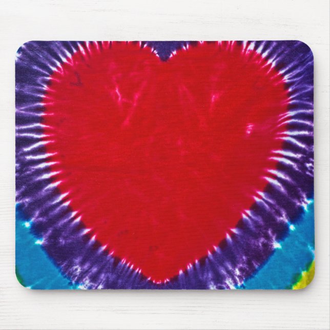 Mousepad Tie Dye Heart (Frente)