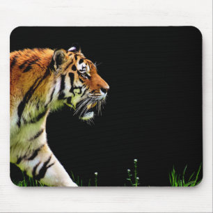 Mousepad Tiger Aproximando-se - Trabalho de arte animal sel