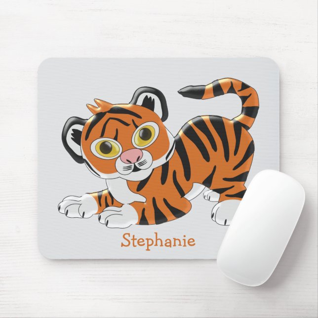 Mousepad Tiger Design (Com mouse)