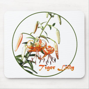 Mousepad Tiger Lilly