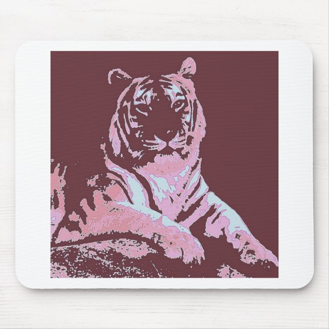 Mousepad Tiger Pop Art (Frente)