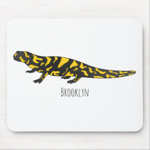 Mousepad Tiger salamander cartoon