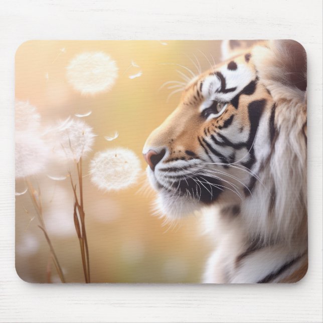 Mousepad Tiger Wild Animal Tranquilo Pacífico (Frente)
