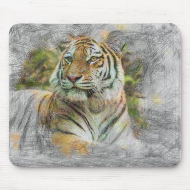 Mousepad tigre 3 artístico (Frente)