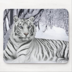 Mousepad Tigre de Neve Branca