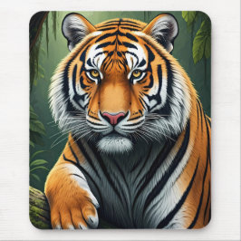 Mousepad Tigre Majestoso na Selva
