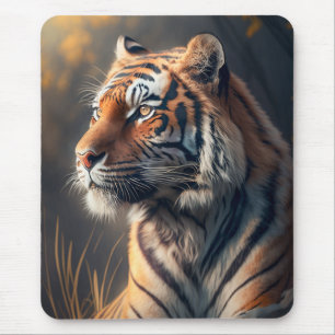 Mousepad Tigre No Suporte Do Rato Da Natureza