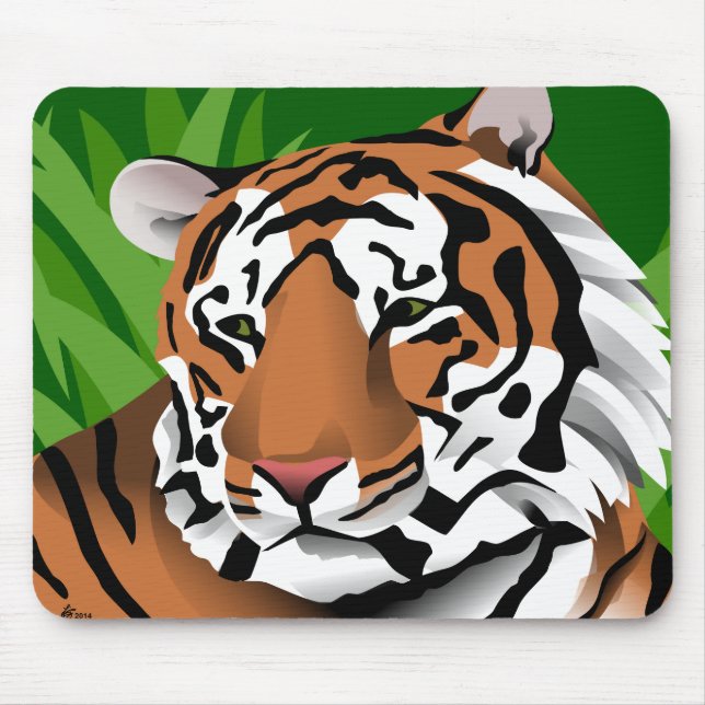 Mousepad Tigre Selvagem (Frente)