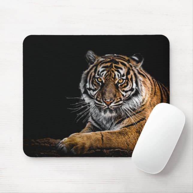 Mousepad Tigre Selvagem Selvagem Selvagem (Com mouse)
