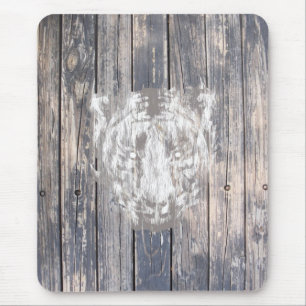 Mousepad Tigre urbano branco