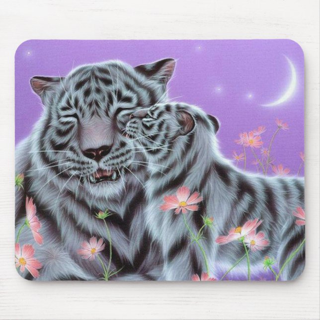 Mousepad Tigres Brancos (Frente)