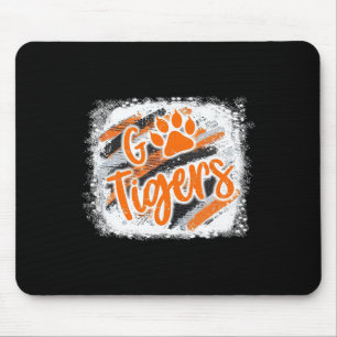 Mousepad Tigres Desperta Espírito Escolar Laranja Preto Fut