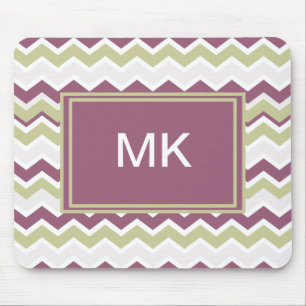 Mousepad Tijolo Chevron Monograma