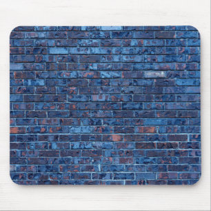 Mousepad Tijolo Exposto Azul Legal