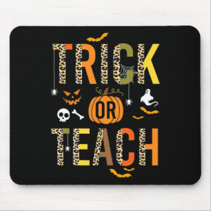 Mousepad Tijolo Leopardo Ou Ensino De Ensino De Halloween Q