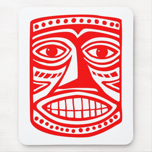 Mousepad Tiki Toby - Vermelho (Frente)