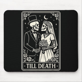 Mousepad Till Death Skeleton Love Couples Gothic Wedding Br
