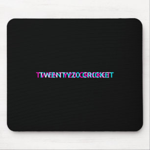 Mousepad Time de Esportes de Críquete Twenty20 Jersey Unive