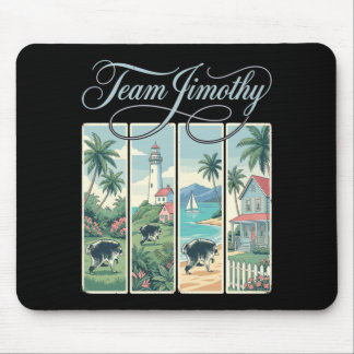 Mousepad Time do Homem Jimothy Guaxinim Divertido Panda Tra