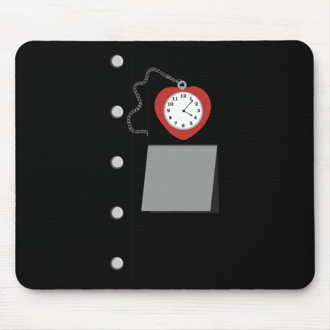 Mousepad Tin Man Costume Halloween Wizard De Oz Tinman Vint (Frente)