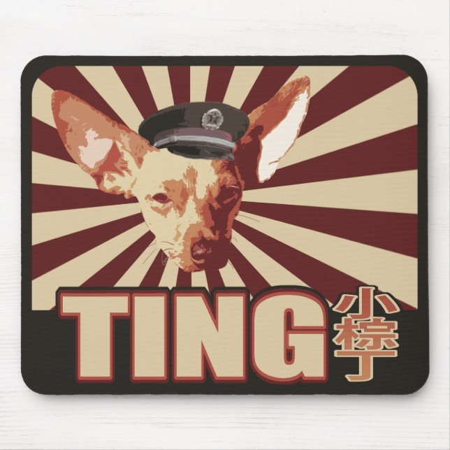 Mousepad TING o tapete do rato do regime (Frente)
