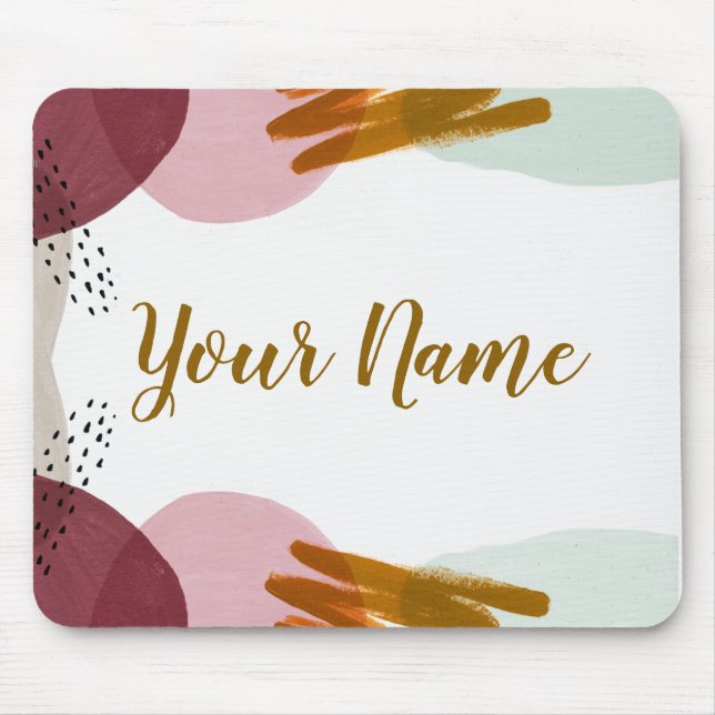 Mousepad Tinta abstrata (Frente)