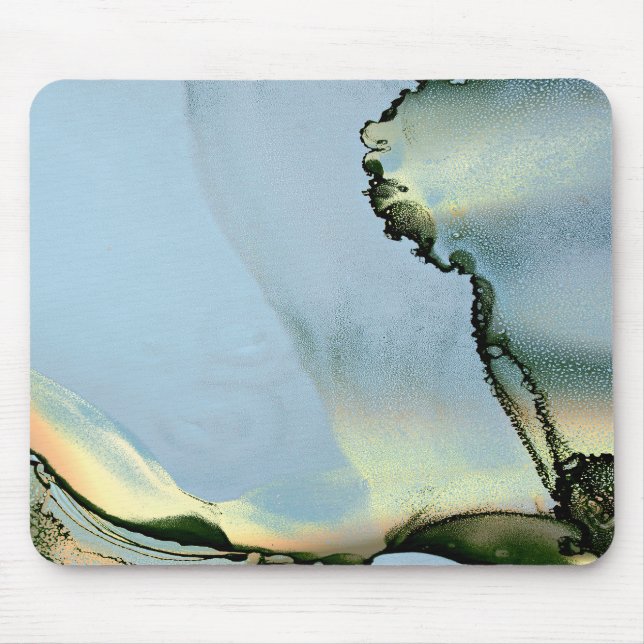 Mousepad Tinta Alcoólica Dourada   (Frente)