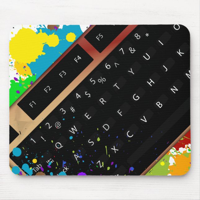 Mousepad Tinta do teclado (Frente)