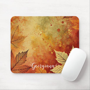 Mousepad Tinta russa isolada automática do Ouro personaliza