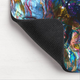 Mousepad Tintas pesadas que se sobrepõem em mistura colorid