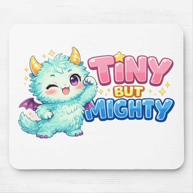 Mousepad Tiny But Mighty Dragon (Frente)