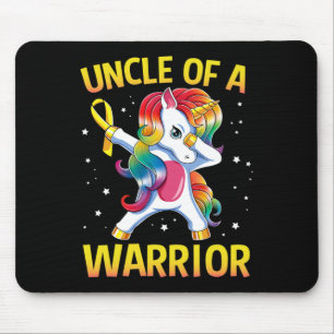 Mousepad Tio de um Guerreiro Conscientização sobre Câncer I