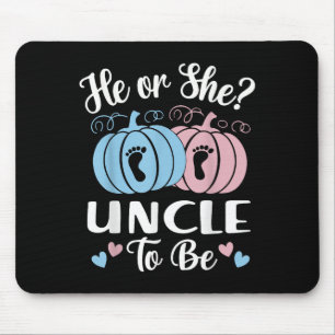 Mousepad Tio do Halloween Ele ou Ela para ser Abóbora Revel